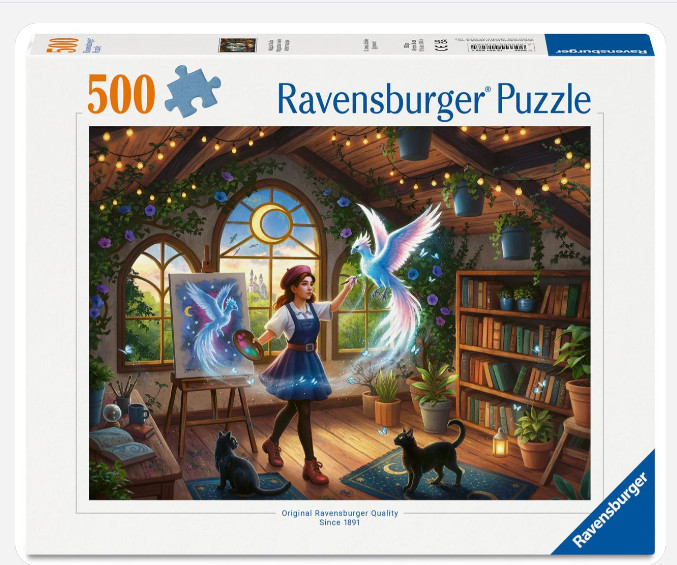 RAVENSBURGER 500 PIECE PUZZLE MAGICAL STUDIO *PRE ORDER* 2026 G.J.P.C. CHECK OUT