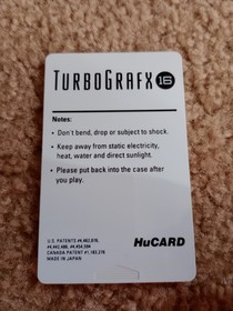 KLAX TurboGrafx-16 TurboChip game card CIB tested