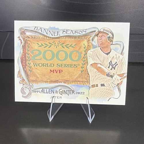 Derek Jeter #BS-37 2022 Topps Allen & Ginter Banner Seasons card