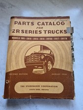 1950 Studebaker Truck Parts Catalog 2r Series