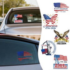 250 Years America Car Sticker,1776-2026 250th Anniversary The Independence
