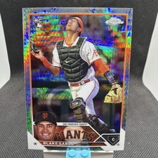 2023 Topps Chrome Update Blake Sabol Prizm Refractor RC USC151 Giants