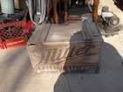 vintage wooden beer crate - Breweriana Advertising Decor