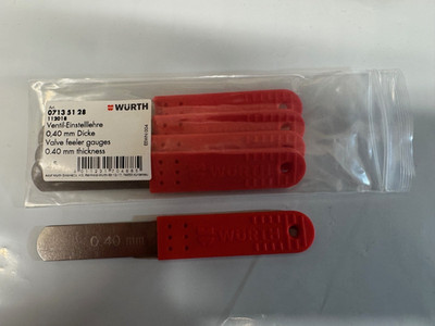 Würth Fühleranzeige 0,40 mm ROT - 5er Pack