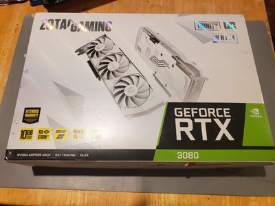 (BOX ONLY) ZOTAC GAMING GeForce RTX 3080 Trinity OC White Edition 10GB GDDR6X