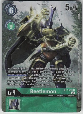 Digimon TCG Beetlemon (2nd Anniversary Frontier Card) Uncommon Next A BT7-046 U
