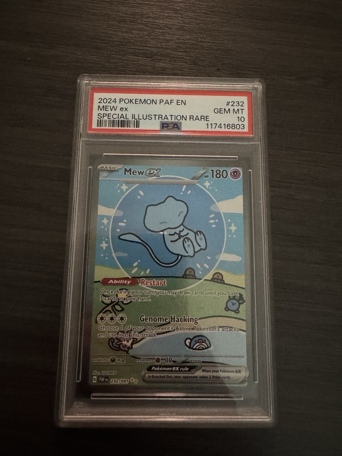 Mew ex 2024 Scarlet & Violet: Paldean Fates #232/091 Special