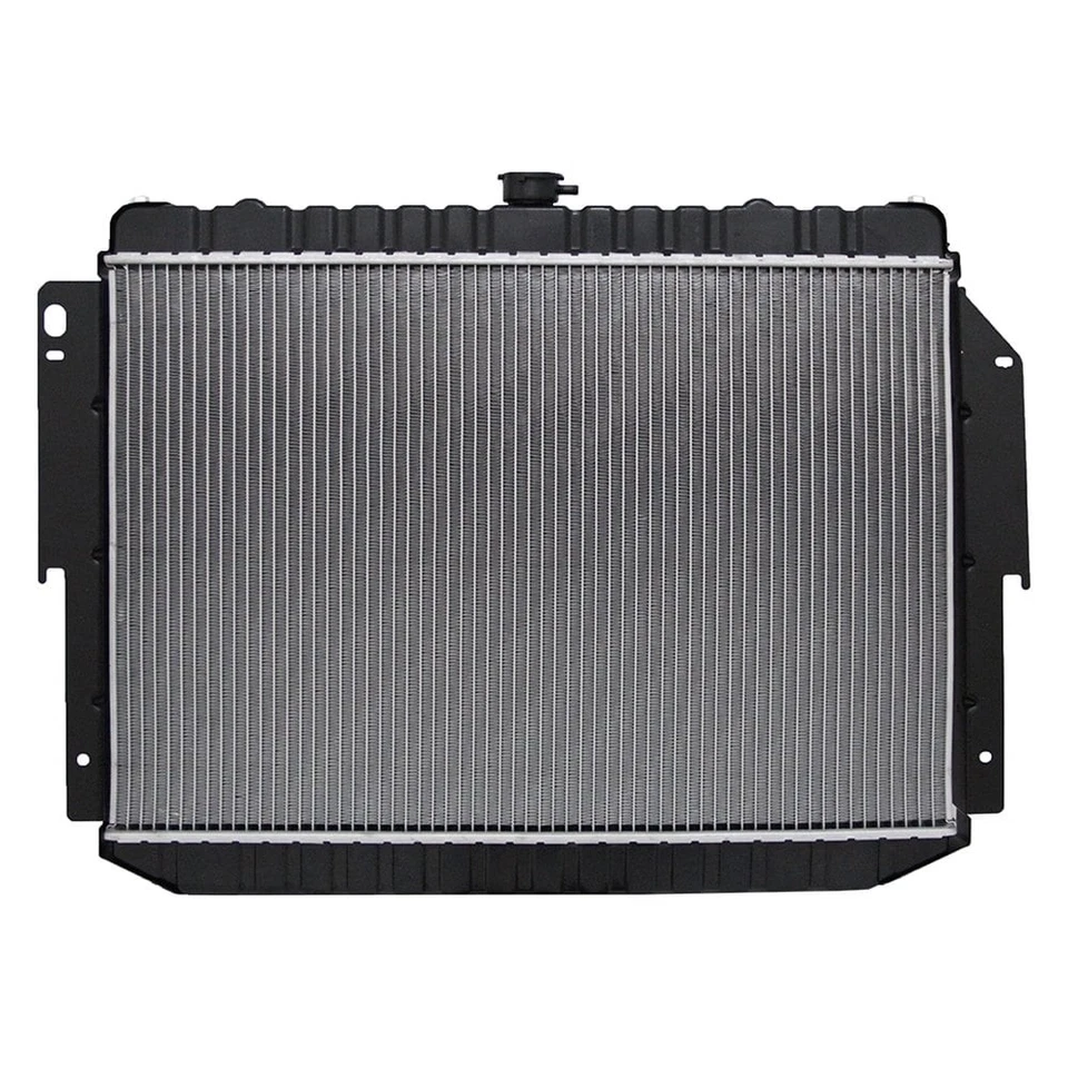 For Dodge Ram 1500 Van 99-03 Downflow Engine Coolant Radiator with Transmission Foto 2 de 4