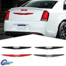 Rear Tailgate Car Logo Badge Emblem Frame Cover Trim For Chrysler 300 300c 2011