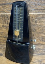 Yueshida Mechanical Metronome Black Pyramid Tower Wind Up - Works Great