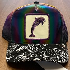 Goorin Animal Farm Trucker Baseball Snapback Hat Cap Lease A Phrank Dolphin