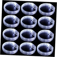 LED Light up Bracelets, White Glow Wristbands Party Favors Toys Supplies for 
