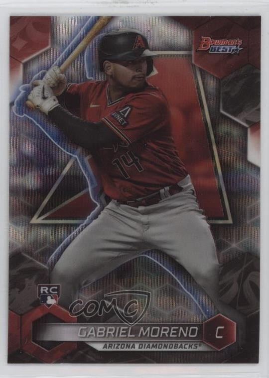 2023 Bowman's Best Wave Refractor Gabriel Moreno #38 1e90
