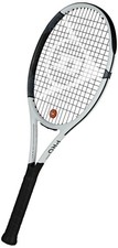 Pro 265 Pre-Strung Tennis Racket, 1/4 Grip, White/Black