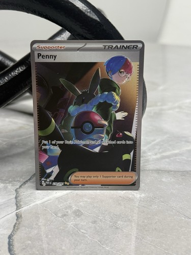 Pokémon TCG Penny 239/091 Paldean Fates Special Illustration Rare SIR