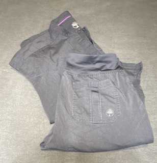 Healing Hands Women’s Gray Scrub Set Size S Polyester/Rayon/Spandex 2152