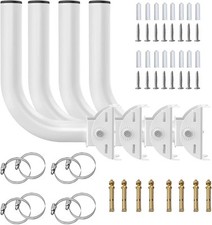 4 Pack Wireless Bridge Mount Universal Outdoor J Pole Bracket-4 Pack