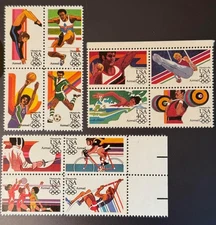 US Scott Airmail Olympics  #C101-104, C105-108, C109-112 MNH