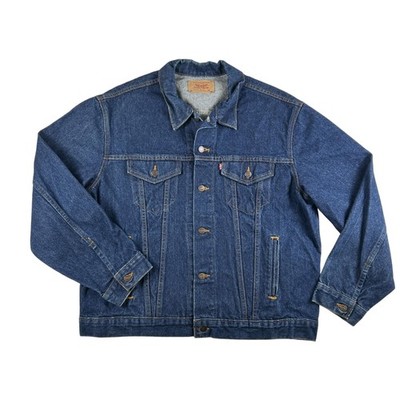 Levi’s 70506 Denim JKT 48 USA製 Vintage Levi's Jacket Mens 48 Blue Denim Trucker Made in USA