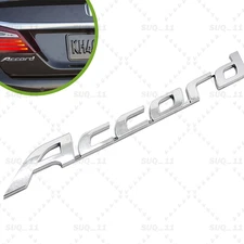 Rear Nameplate Silver Badge Letter Emblem Trunk Lid For Accord 2008-2017