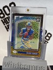 BLAKE CORUM 2024 DONRUSS OPTIC RATED ROOKIE BLACK GOLD ON CARD AUTO /60 🔥