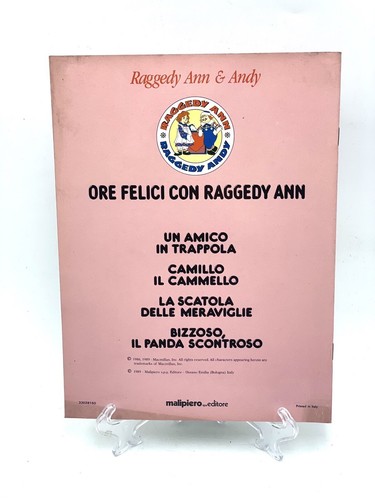 LIBRO VINTAGE RAGGEDY ANN E ANDY LA SCATOLA DELLE MERAVIGLIE LIBRO NUOVO # QG - Picture 2 of 2