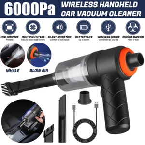 Handheld Car Vacuum Cleaner Air Blower Wireless Rechargeable Mini Duster Home US