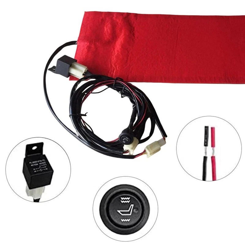 Сиденье мотоциклетное теплое с подогревом из углеродного волокна водонепроницаемая внутренняя подушка с подогревом - Изображение 3 из 4