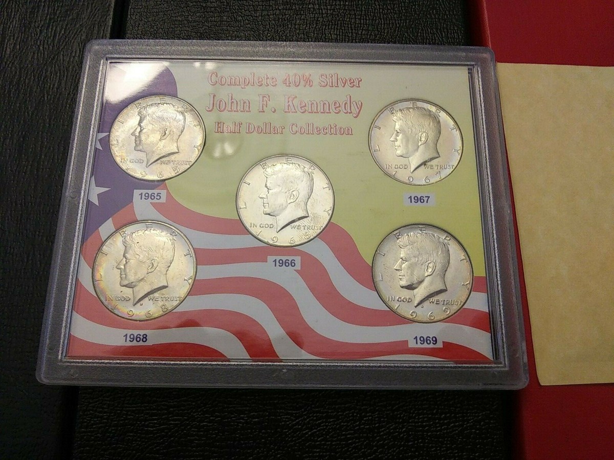 Complete 40% Silver John F. Kennedy Half Dollar Collection | eBay