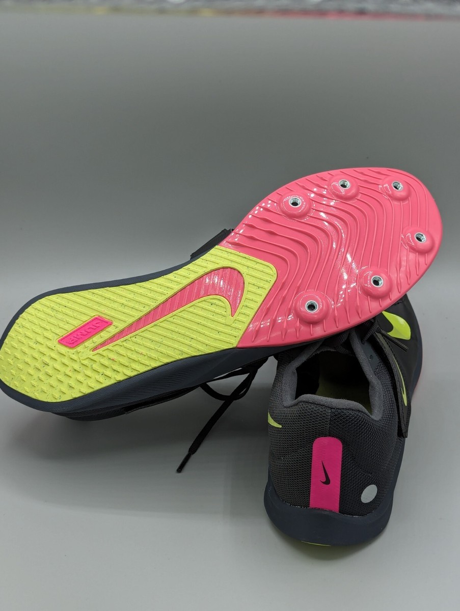 Nike Zoom Rival Mens Sz 12 Track & Field Jump Spikes Black 