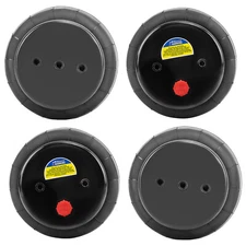 Set of 4 Air Ride Suspension Bag Standard 2600 lb 1/2"npt Single Port Universal