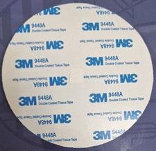 MASONIC REGALIA  Circular Sticky Tissue, full 110mm Dia. for fixing Apron Badge.