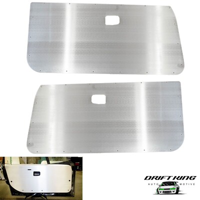 Aluminum Door Cards For BMW E36 Coupe/M3 – Race Style Panels, 0.063" Thick, Left & Right Set, Track Car Upgrade