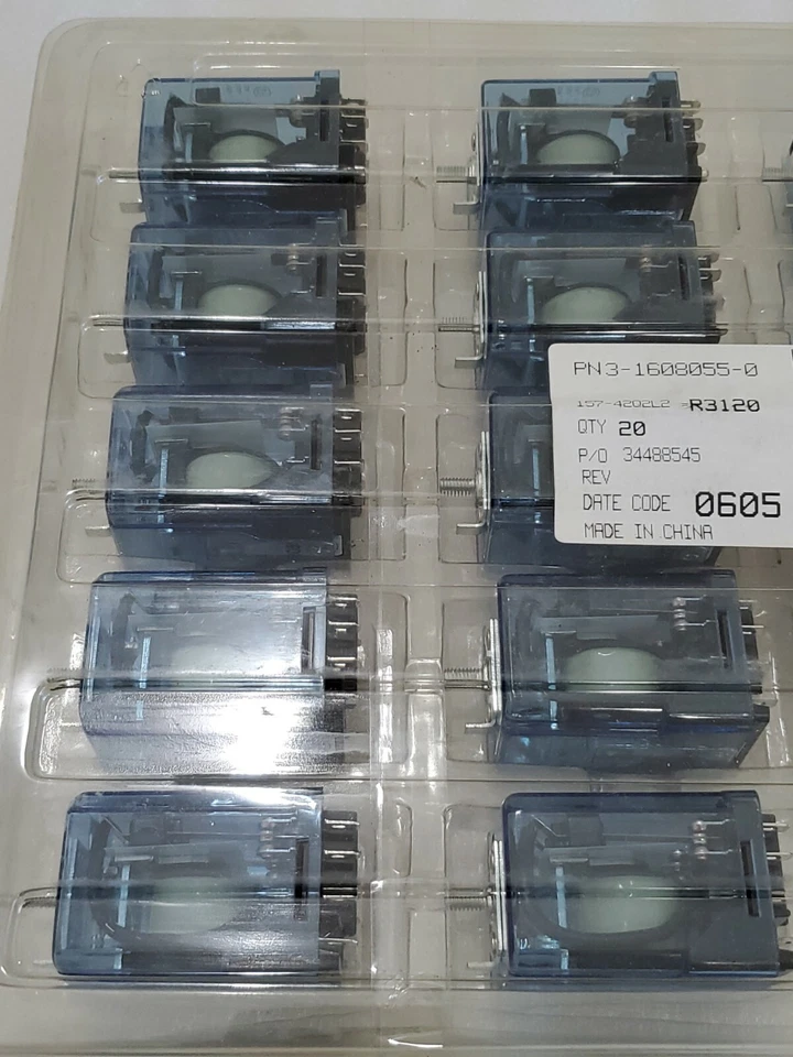 *NUEVO* PACK DE 20 TE Connectivity Midtex 157-42Q2L2 Relé 24Vac + ¡Garantía! Foto 2 de 4