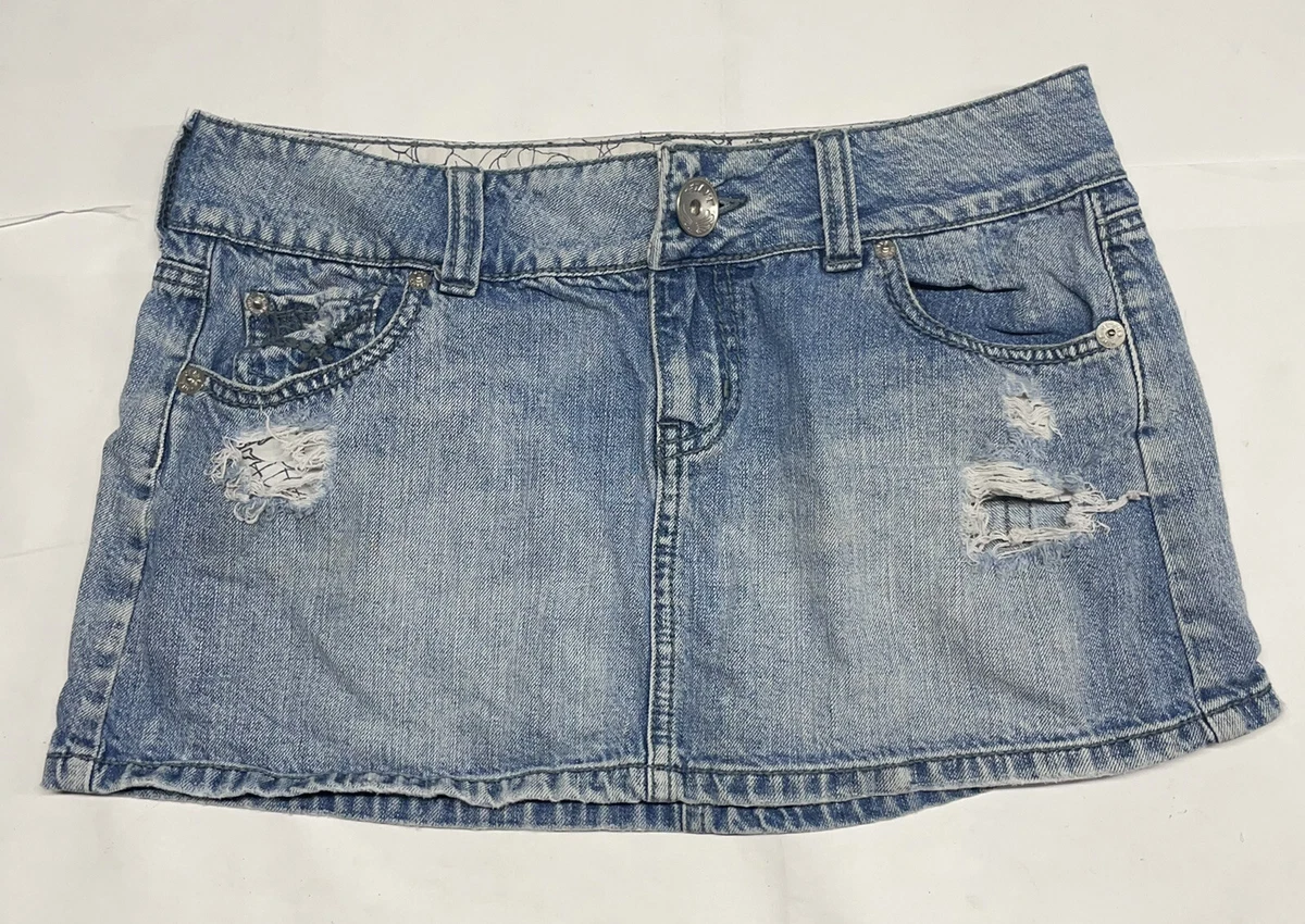 Denim mini skirt ebay cheap