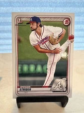Spencer Strider 2020 Bowman Draft Card #BD-20, 1st Base, Braves