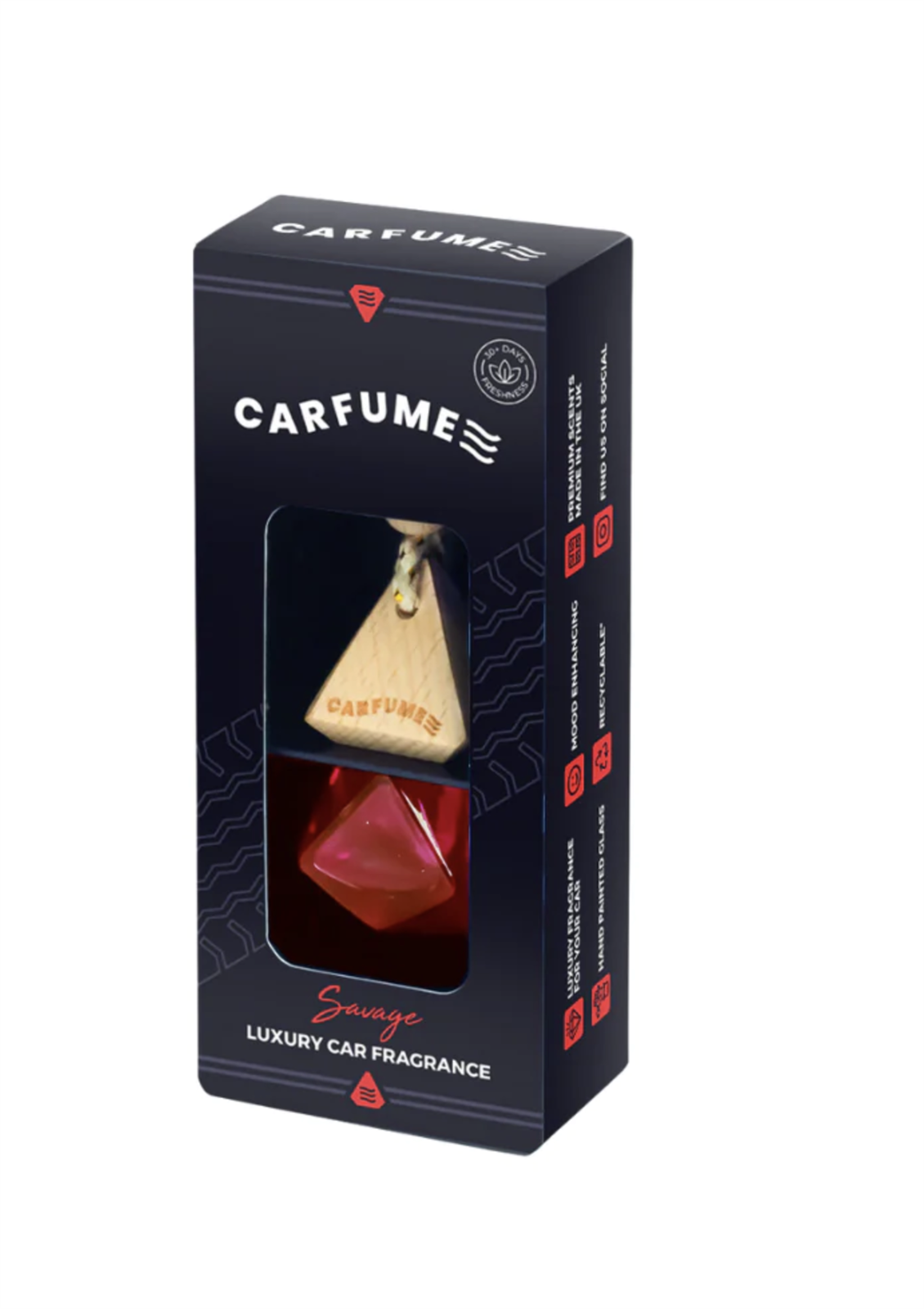 Car Fume Diffuser Air Freshener Savage Hanging Odour Eliminator For Car Home