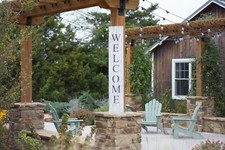 BarnwoodUSA Rustic Farmhouse 5ft Tall Front Porch Welcome Sign, 6 colors