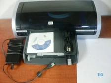 HP DeskJet 5650 Printer- Adapter-USB-Full tray-CD--Fully Serviced Grade A !!!