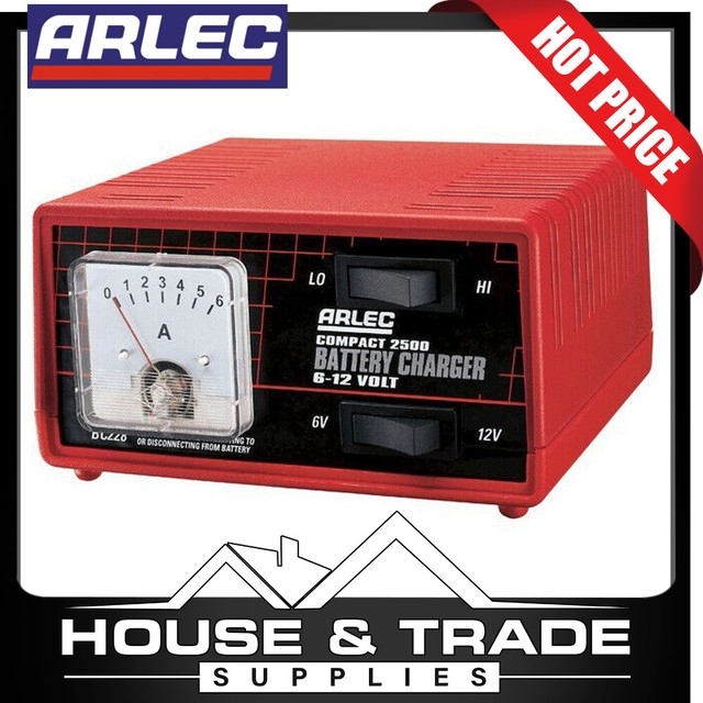 Arlec BC228 2.5A 6V and 12V Auto Battery Charger for sale online eBay