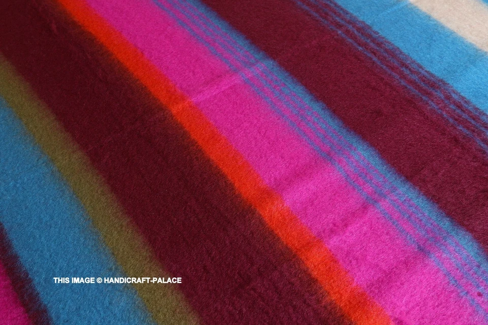 Manta Suave Punto 100% Acrílico Lana Estilo Interior para Sofá Y Cama - Imagen 2 de 4