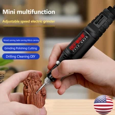 26pcs Mini Electric Engraving Pen Grinding Wood Jade Carving Polishing Tool Set