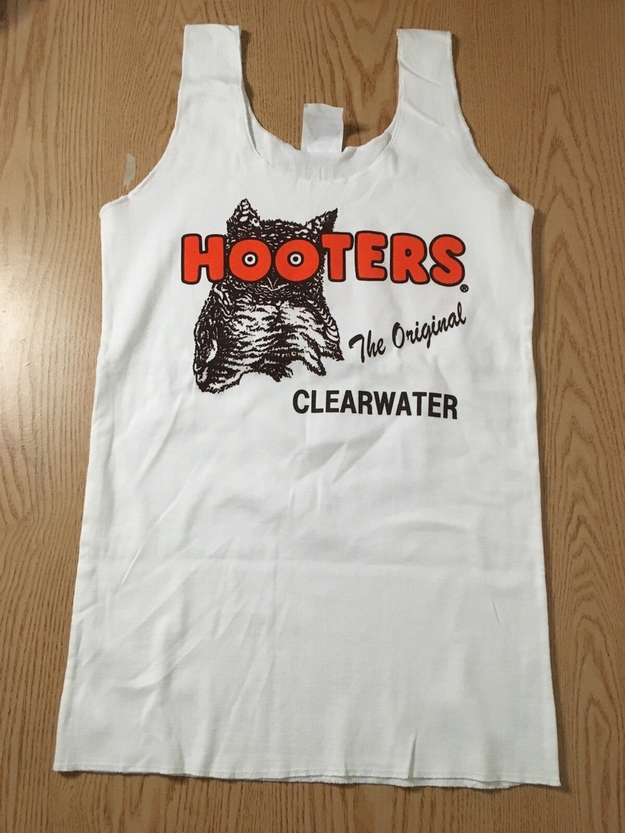 New Hooters Girl Sexy Authentic Uniform White Tank Clearwater FL
