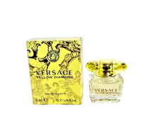 VERSACE YELLOW DIAMOND Perfume for Women 0.17 oz 5ml Eau de Toilette Mini Splash