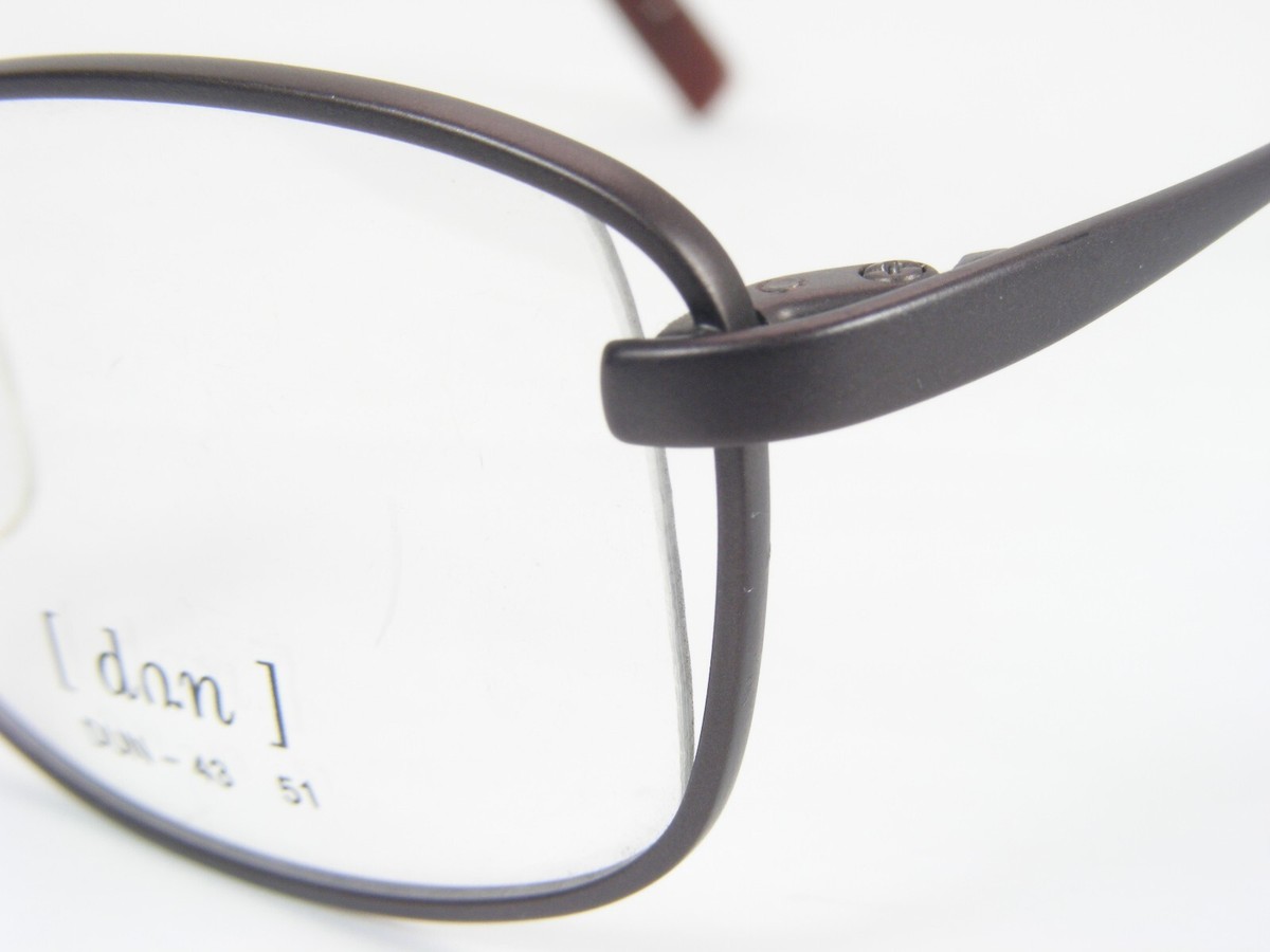 Vintage DUN DUN-43 GUNMETAL BROWN UNIQUE RARE EYEGLASSES