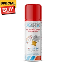 Adhesive Guru Silicone Mold Release Aerosol Spray (6.76 fl oz) Lubricant Agent f