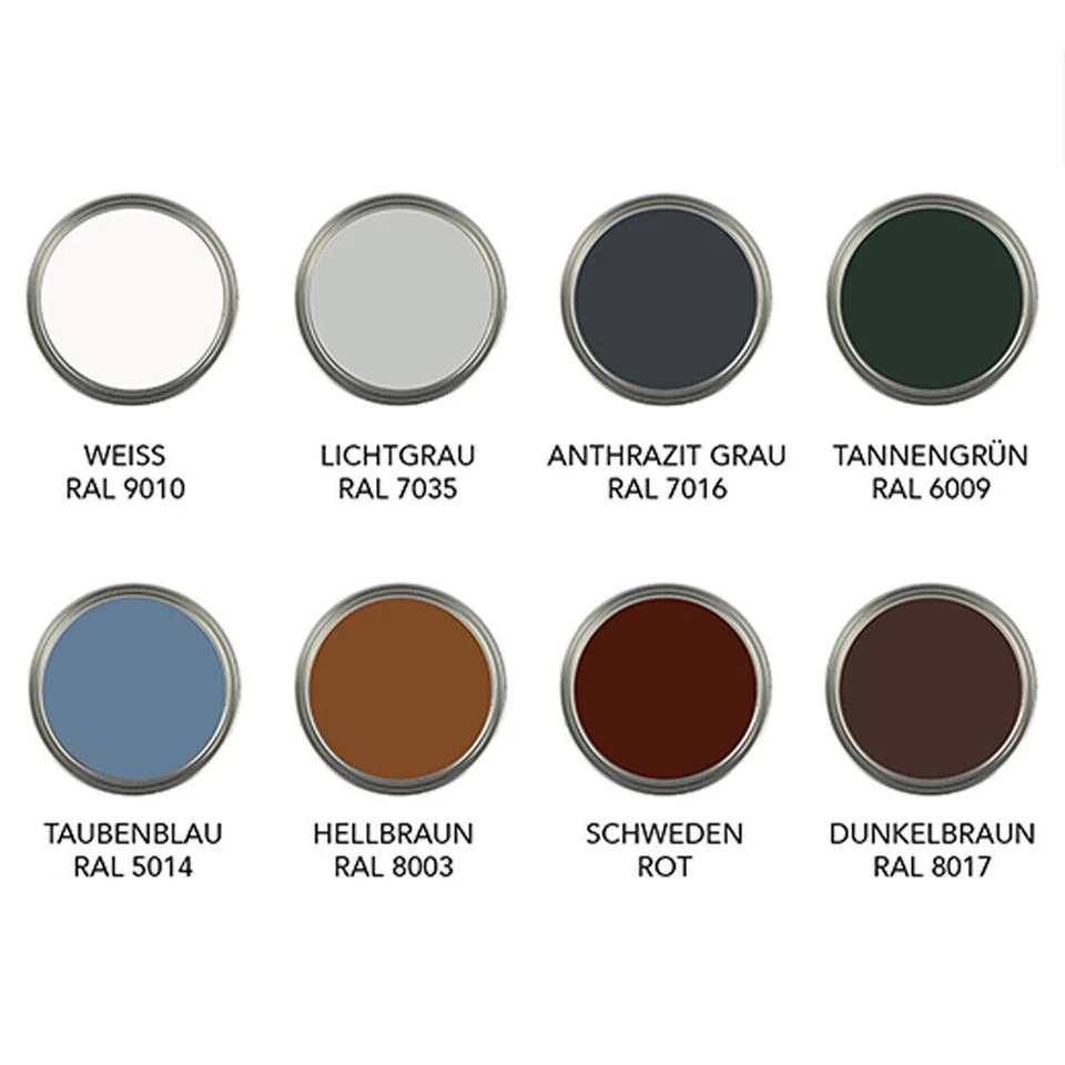 Fensterlack Farbe für Holz Fensterfarbe Holzfenster Fensterbank Innen Außen Weiß - Bild 2 von 4