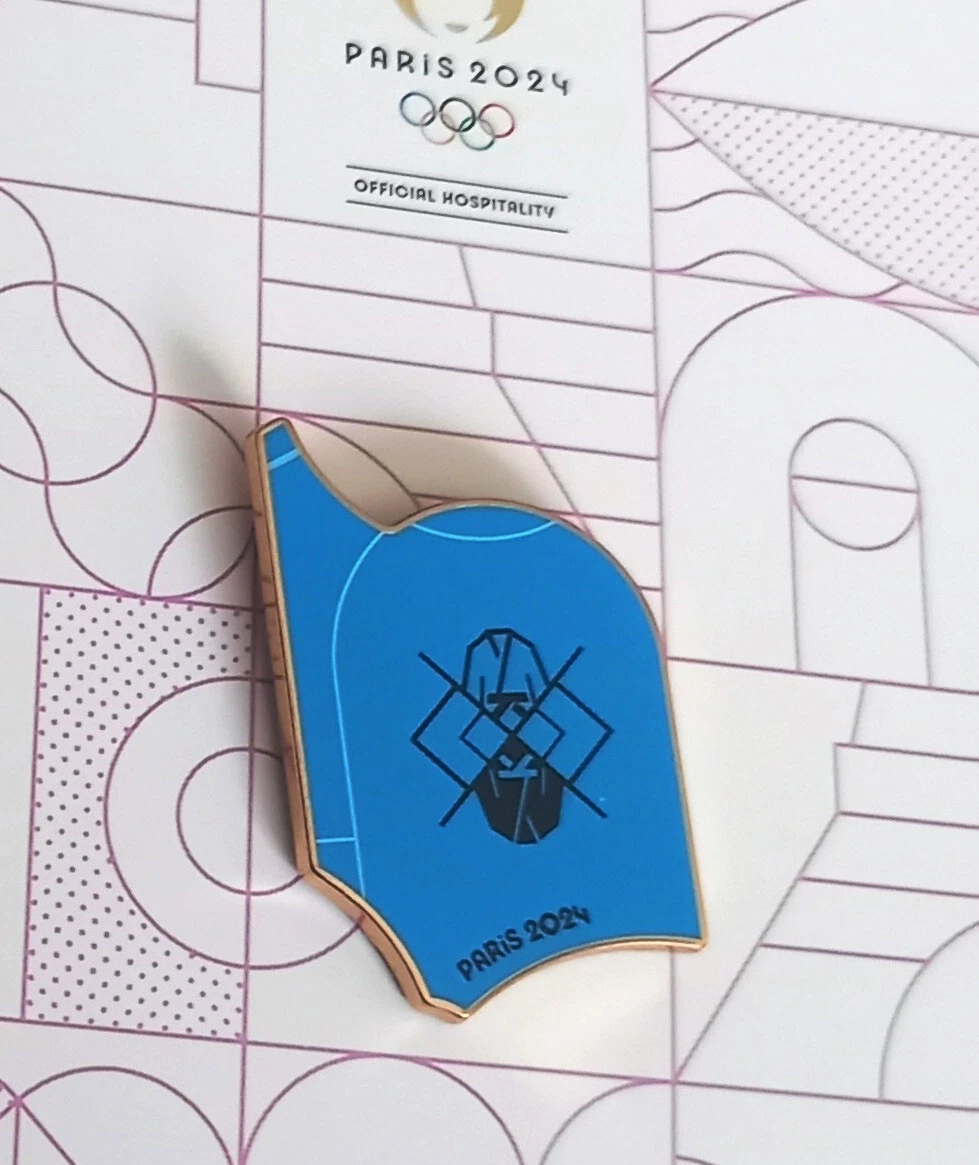 PIN’S JO OFFICIEL, Jeux Olympiques Paris 2024 5 Pin’s Différentes