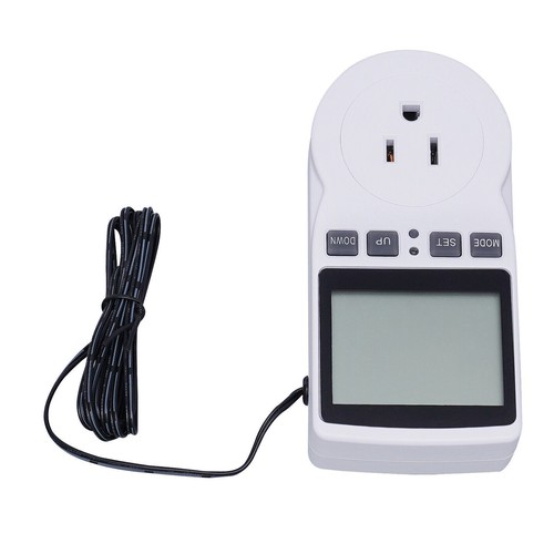 Digital Plug in Thermostat Timer Switch Socket Temperature Controller Switch - Picture 18 of 20