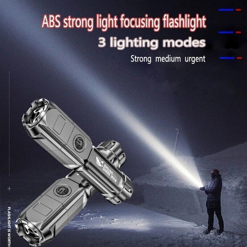 Multifunctional LED Strong Light Tactical Flashlight Rechargeable Super Bright - Picture 5 of 17